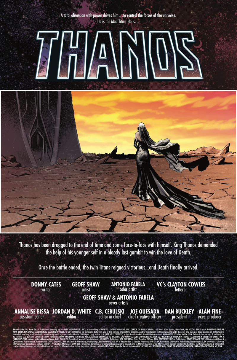 Illustration for article titled Death finally comes for Thanos in this exclusive preview of theĀ series finaleĀ